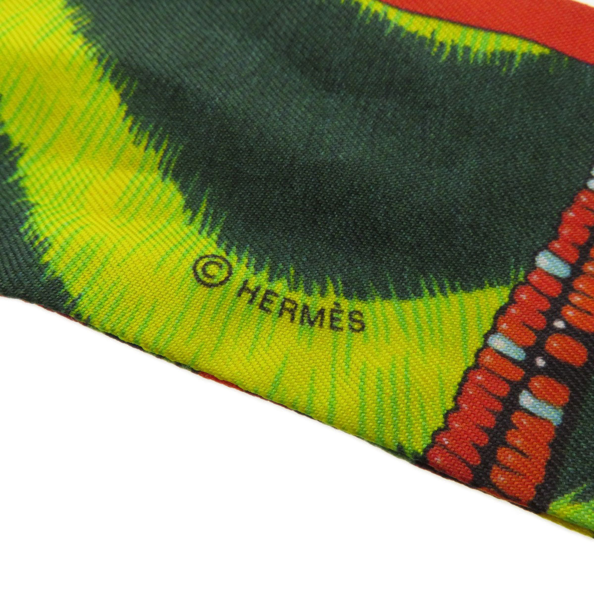 HERMES scarf silk multicolor Twilly Women  d