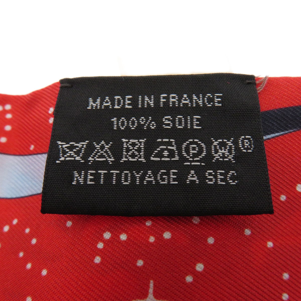 HERMES scarf silk Red Twilly Women  d