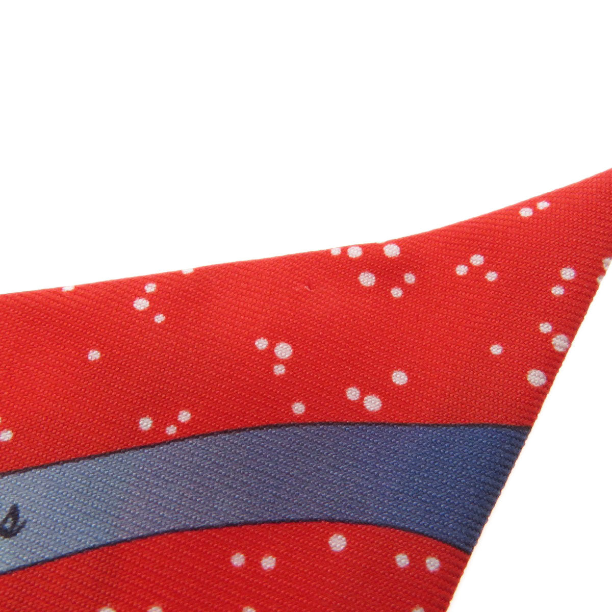 HERMES scarf silk Red Twilly Women  d