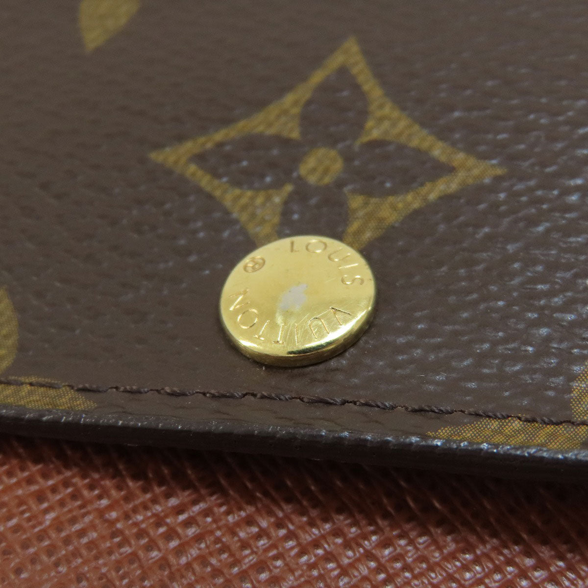 LOUIS VUITTON Bifold Wallet M60402 Monogram canvas Brown Portefeuille Anais Women  d