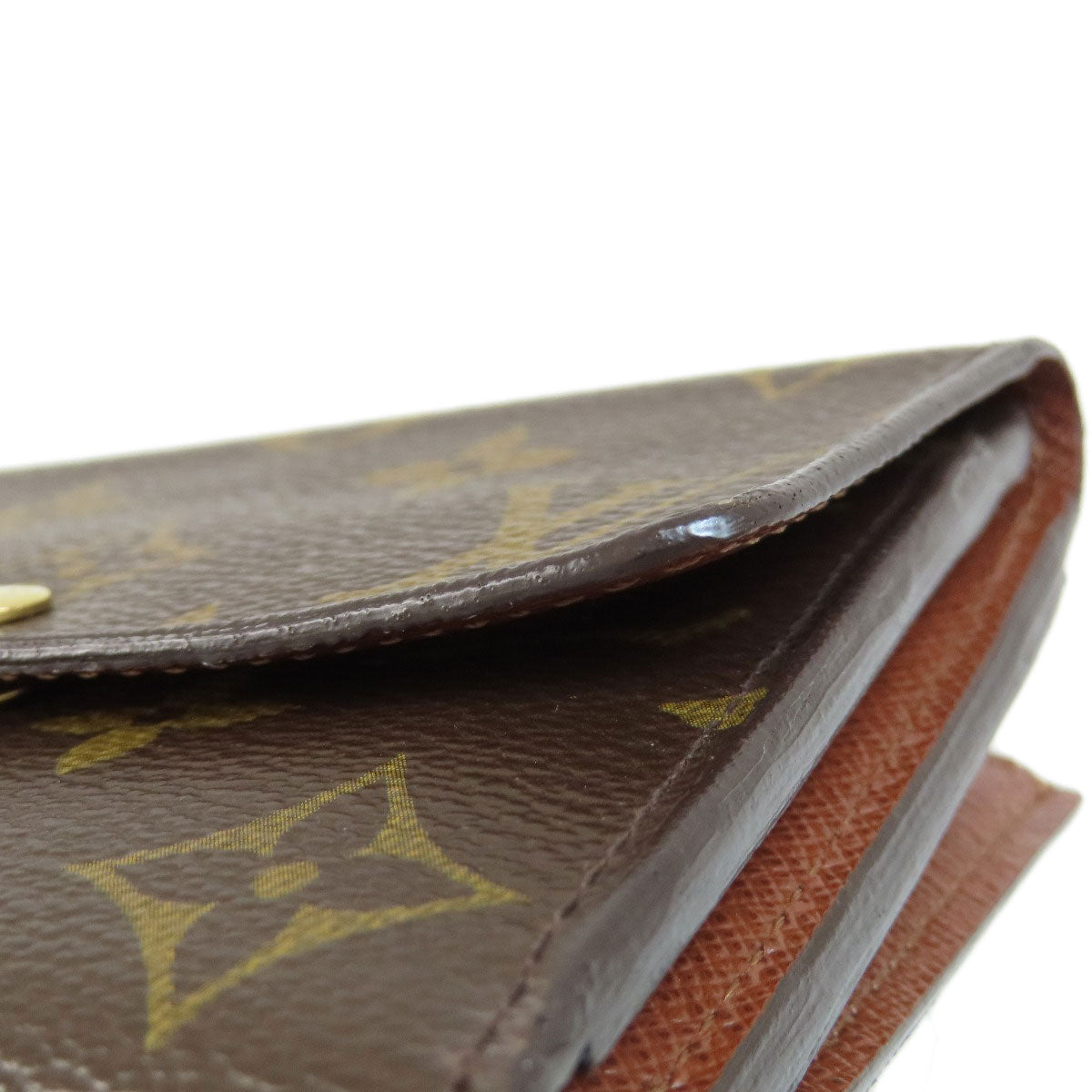 LOUIS VUITTON Bifold Wallet M60402 Monogram canvas Brown Portefeuille Anais Women  d