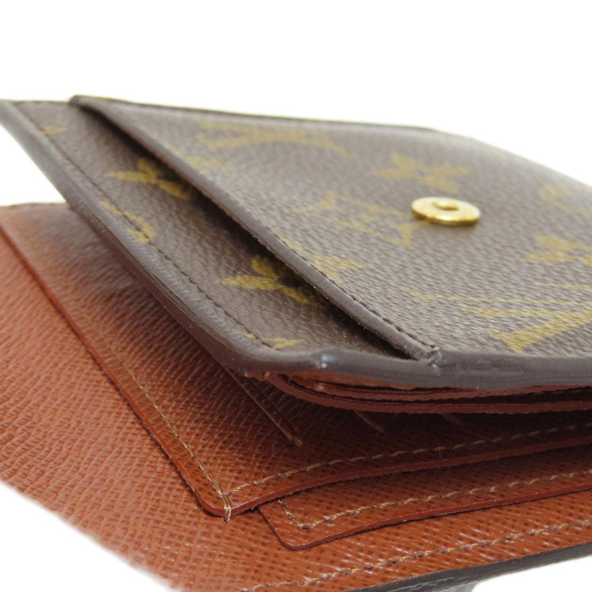 LOUIS VUITTON Bifold Wallet M60402 Monogram canvas Brown Portefeuille Anais Women  d