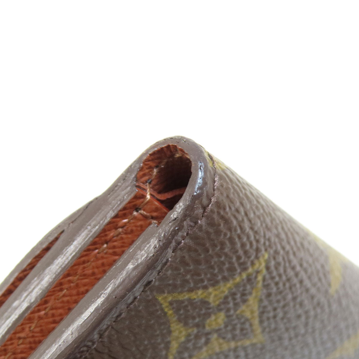 LOUIS VUITTON Bifold Wallet M60402 Monogram canvas Brown Portefeuille Anais Women  d