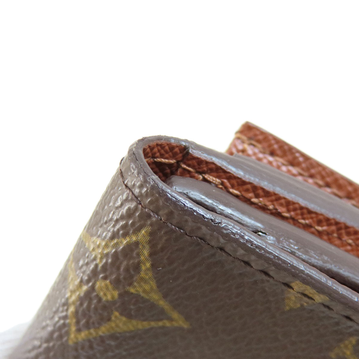 LOUIS VUITTON Bifold Wallet M60402 Monogram canvas Brown Portefeuille Anais Women  d