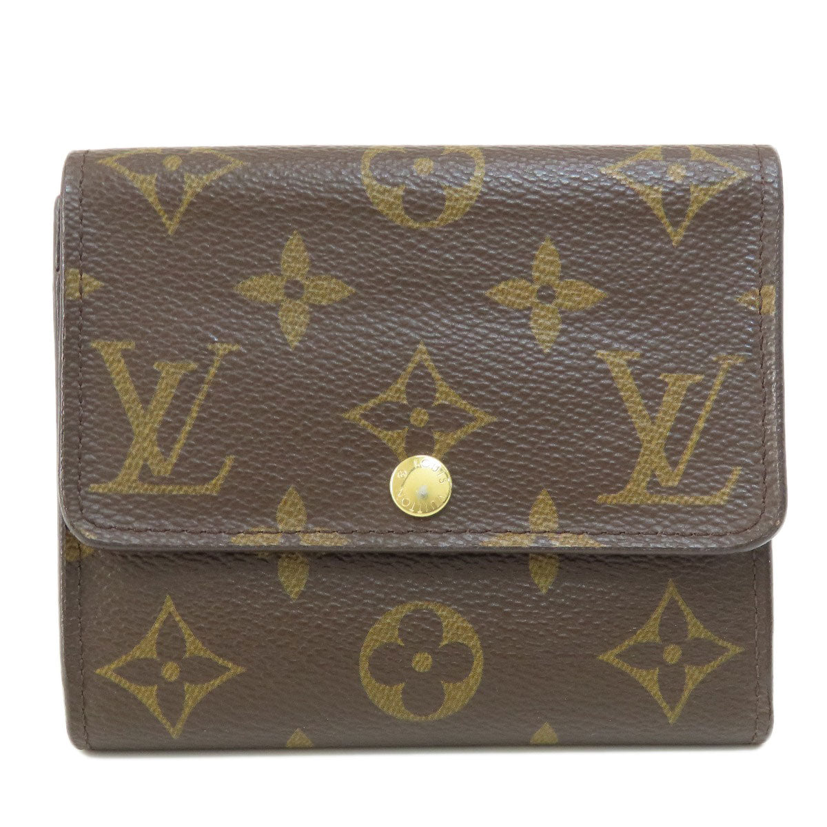 LOUIS VUITTON Bifold Wallet M60402 Monogram canvas Brown Portefeuille Anais Women  d