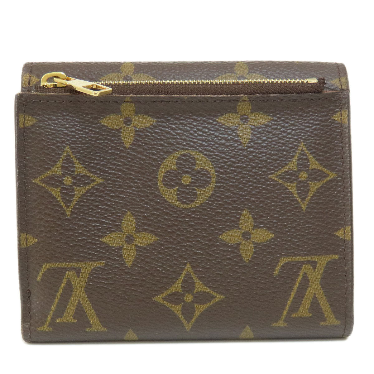 LOUIS VUITTON Bifold Wallet M60402 Monogram canvas Brown Portefeuille Anais Women  d