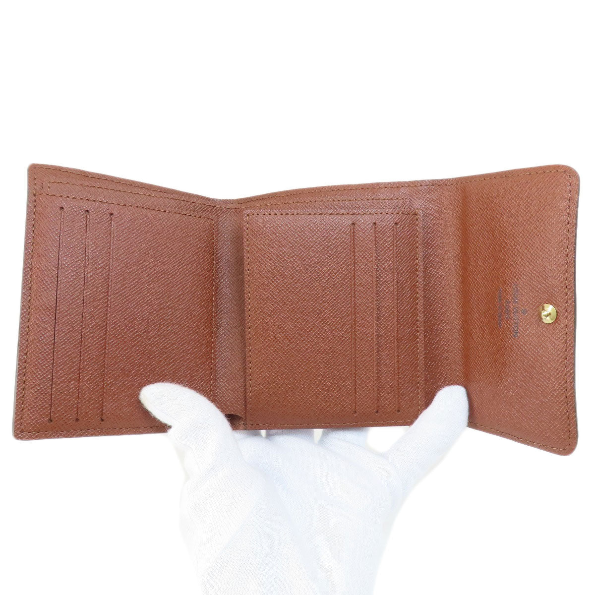 LOUIS VUITTON Bifold Wallet M60402 Monogram canvas Brown Portefeuille Anais Women  d