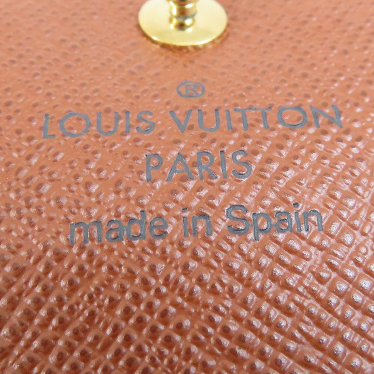 LOUIS VUITTON Bifold Wallet M60402 Monogram canvas Brown Portefeuille Anais Women  d