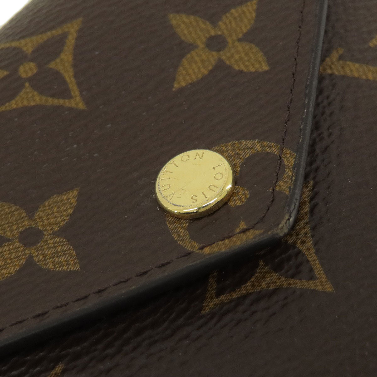 LOUIS VUITTON Bifold Wallet M62472 Monogram canvas Brown Portefeuille Victorine Women  d