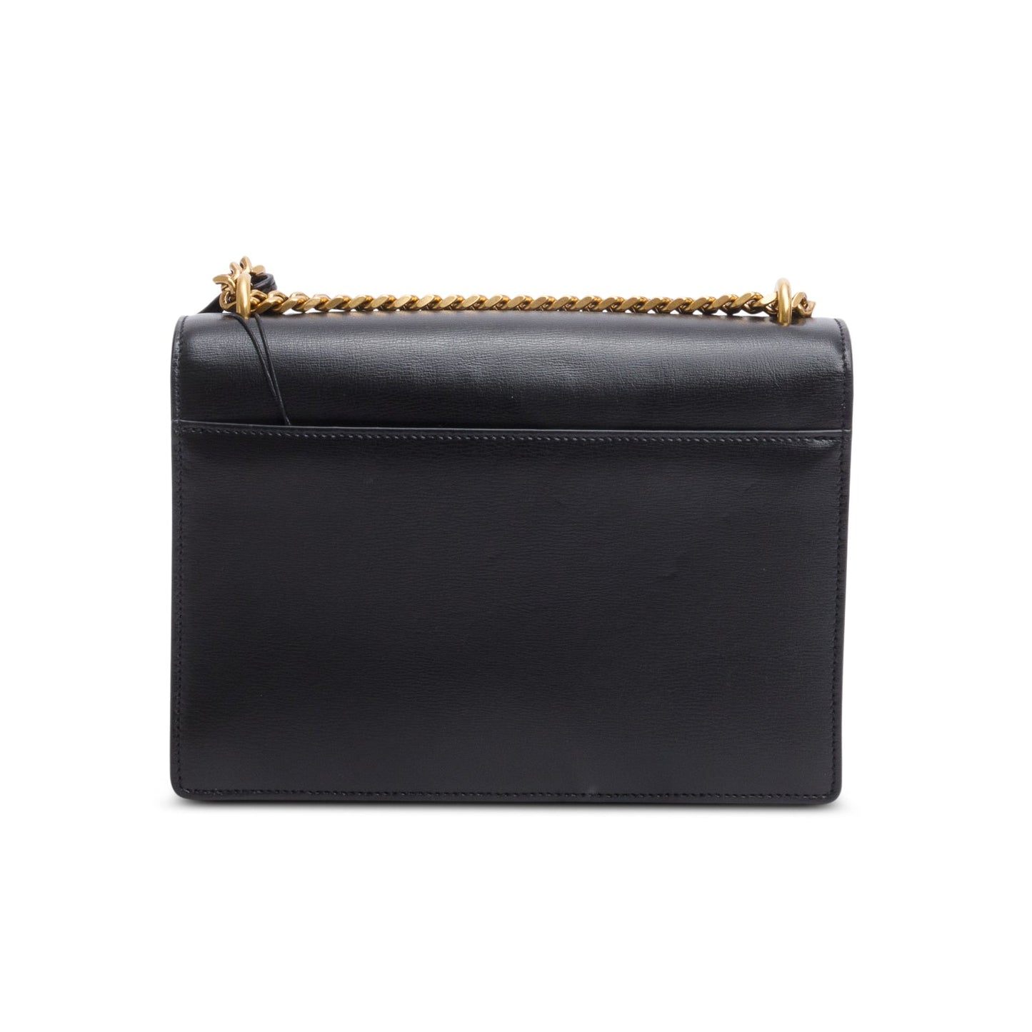 Saint Laurent 2024 Black Calfskin Leather Medium Sunset Shoulder Bag