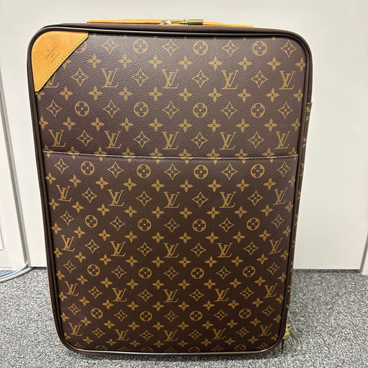 Louis Vuitton Monogram Pegase 55 Brown Leather Carry-On LB123196