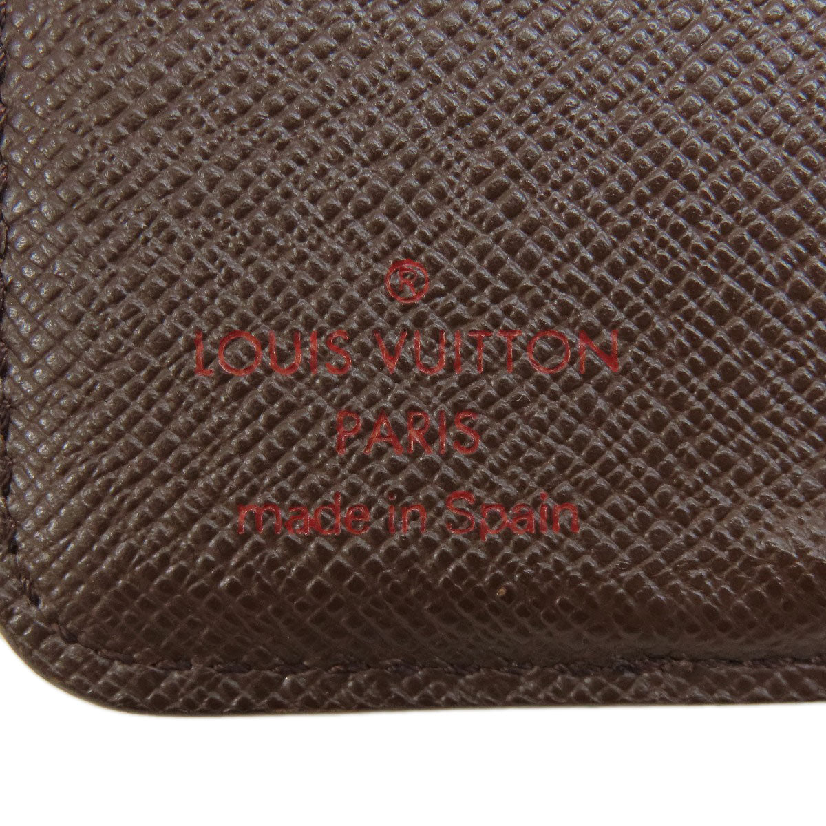LOUIS VUITTON Bifold Wallet M61668 Damier canvas Brown Compact zip Women  d