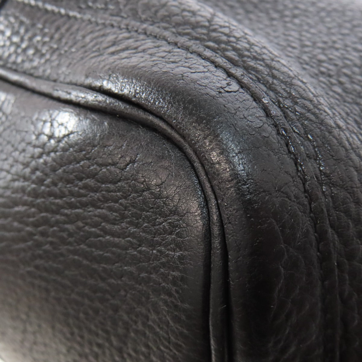 HERMES Tote Bag Togo black Garden Party PM SilverMetal Women  d