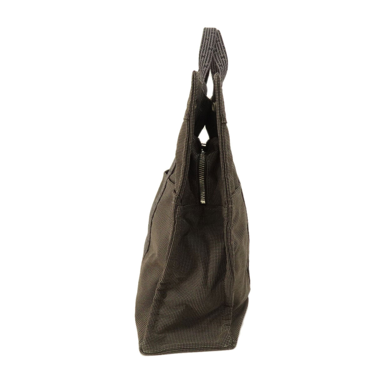 HERMES Tote Bag canvas gray Her LineMM Women  d