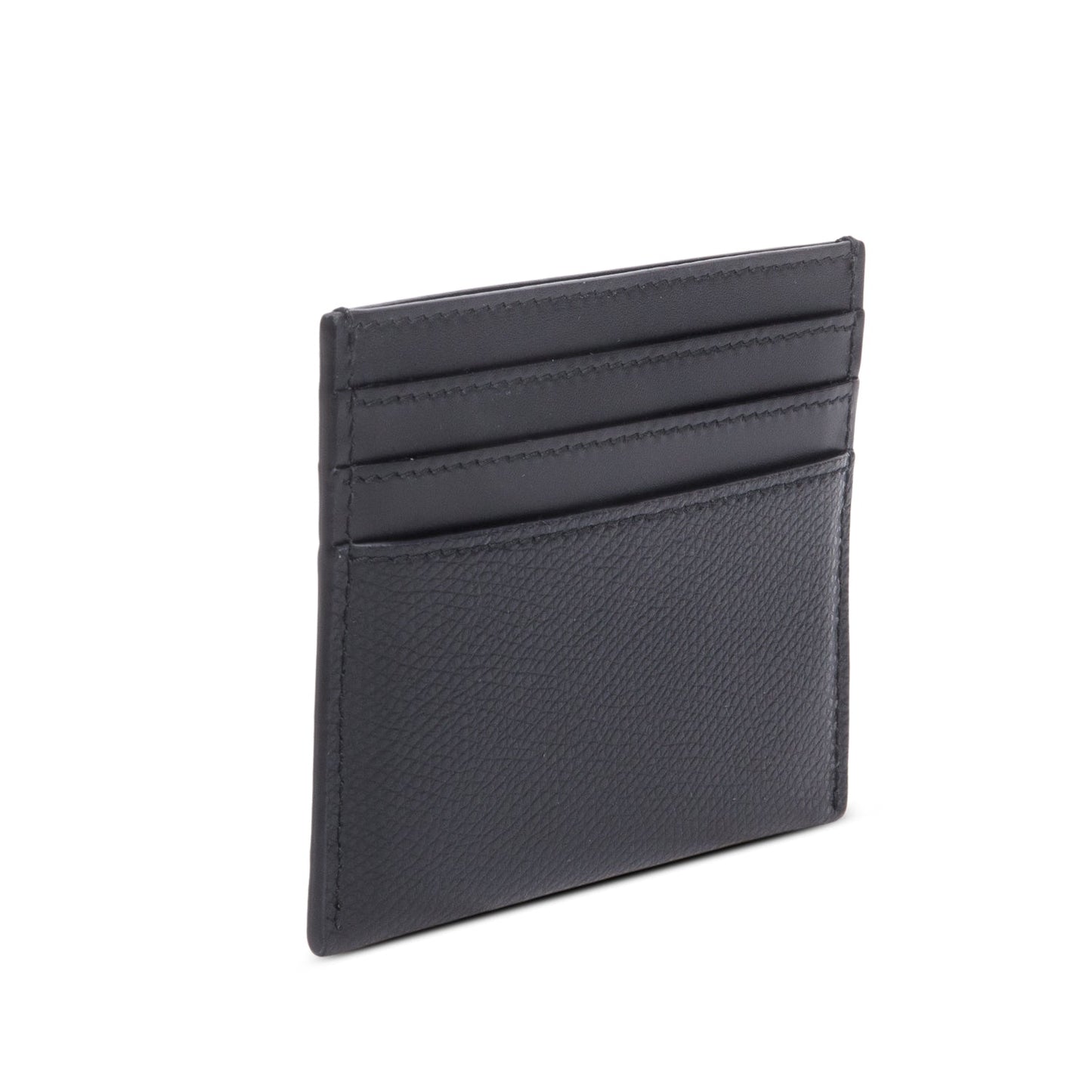 Fendi 2023 Black Calfskin Leather FF Diamonds Card Case