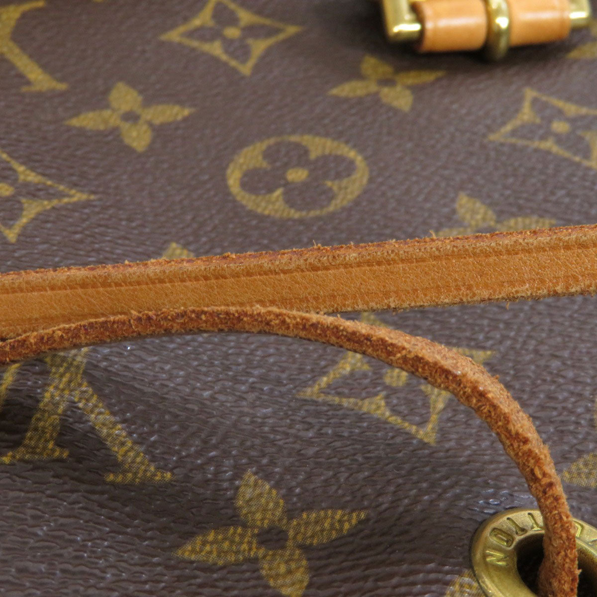 LOUIS VUITTON Backpack M51135 Monogram canvas Brown MontsourisGM Women  d