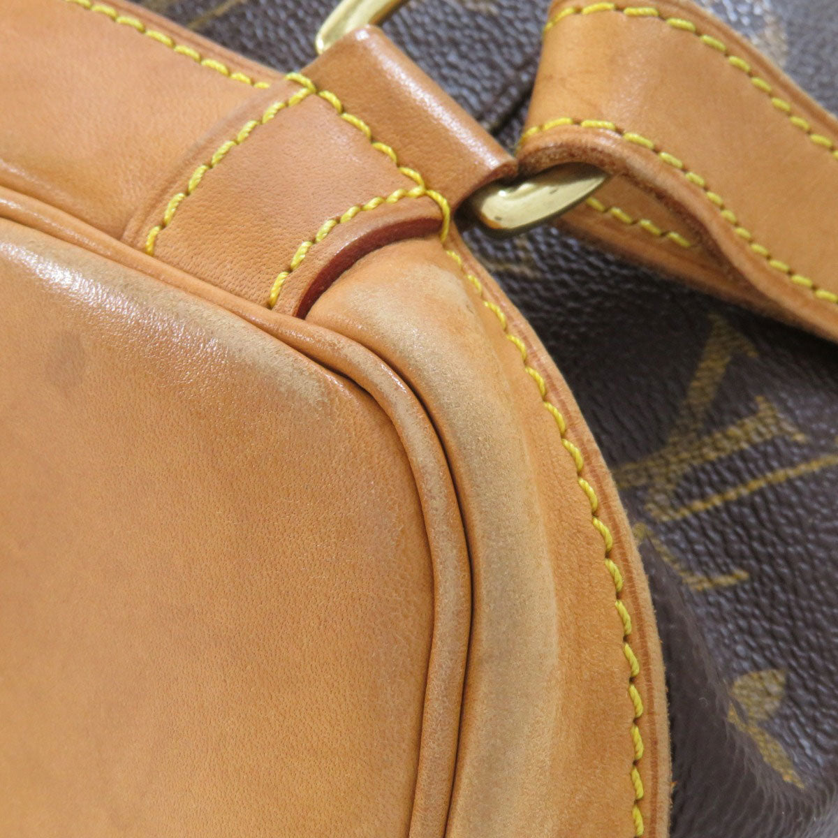 LOUIS VUITTON Backpack M51135 Monogram canvas Brown MontsourisGM Women  d