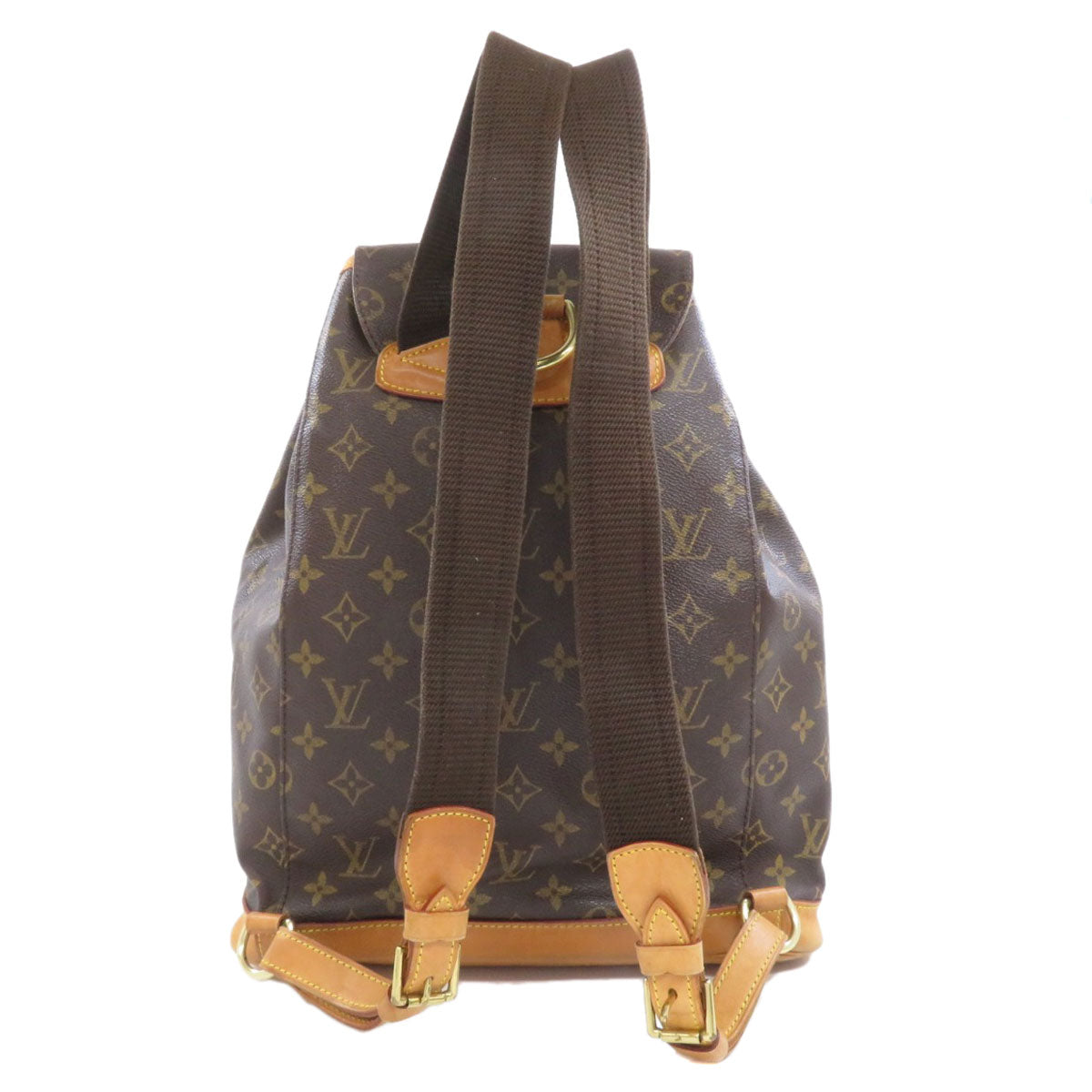 LOUIS VUITTON Backpack M51135 Monogram canvas Brown MontsourisGM Women  d