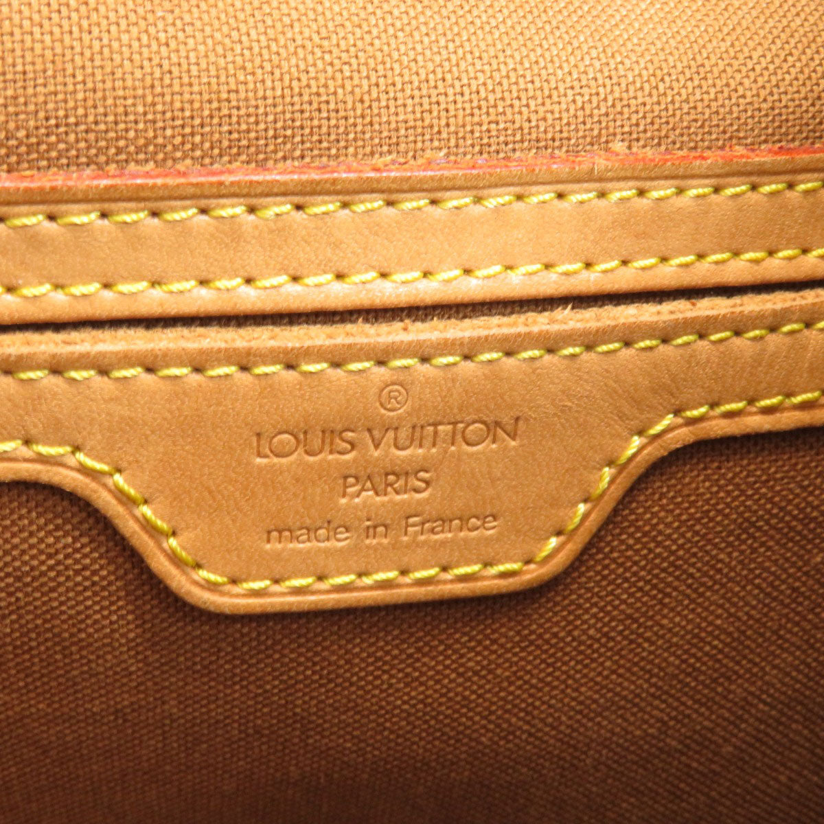 LOUIS VUITTON Backpack M51135 Monogram canvas Brown MontsourisGM Women  d