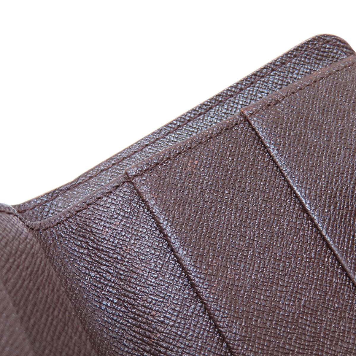 LOUIS VUITTON Bifold Wallet M61668 Damier canvas Brown Compact Zip Damier Ebene Women  d