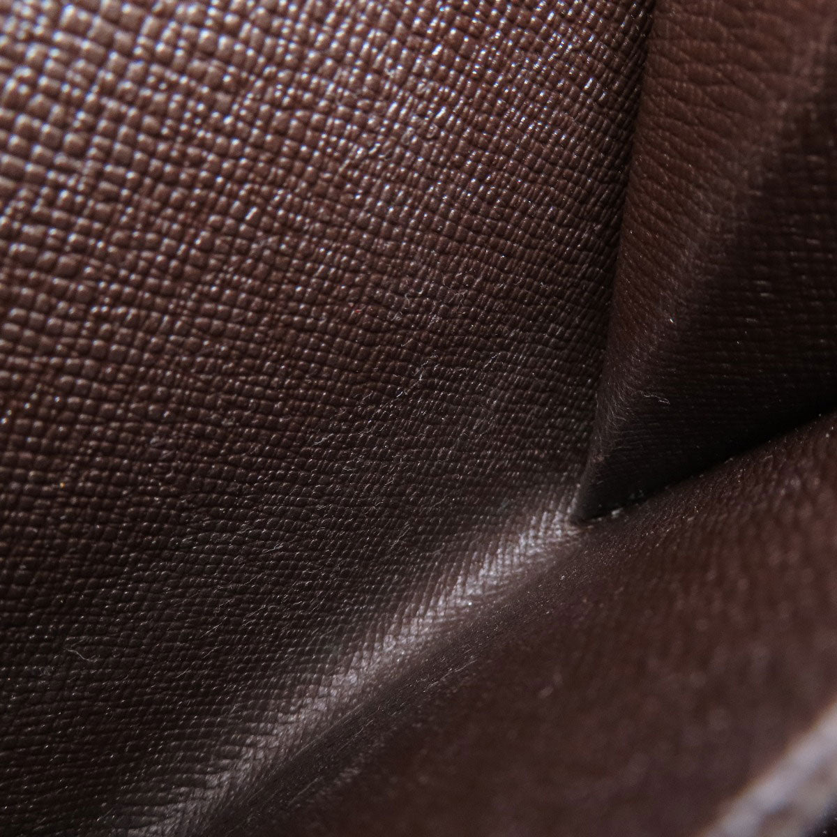 LOUIS VUITTON Bifold Wallet M61668 Damier canvas Brown Compact Zip Damier Ebene Women  d