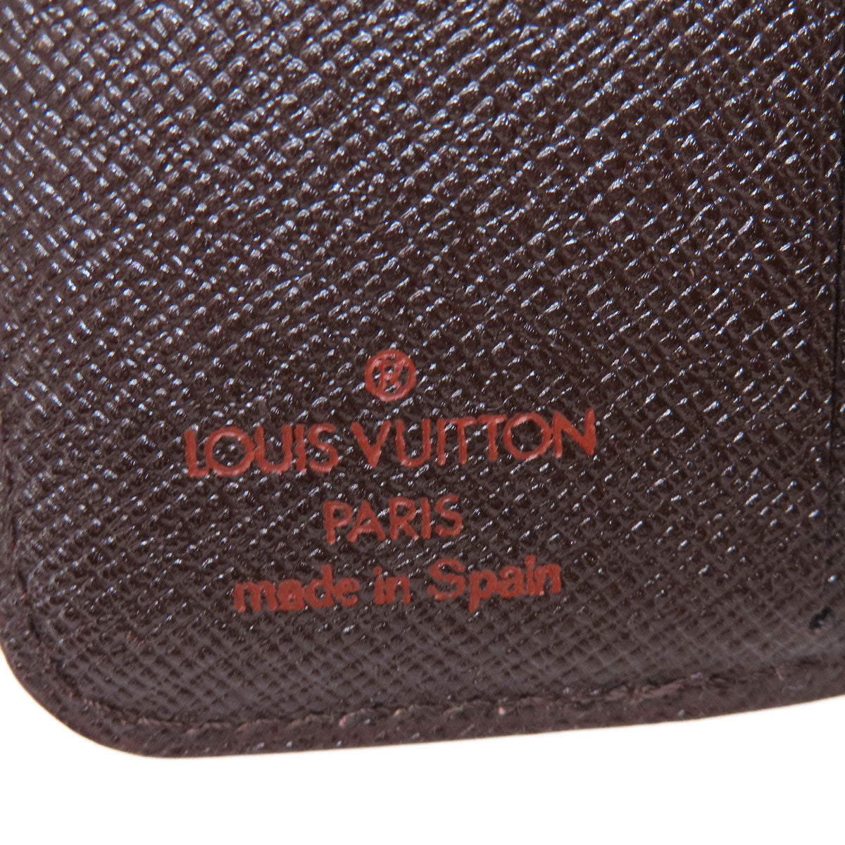 LOUIS VUITTON Bifold Wallet M61668 Damier canvas Brown Compact Zip Damier Ebene Women  d