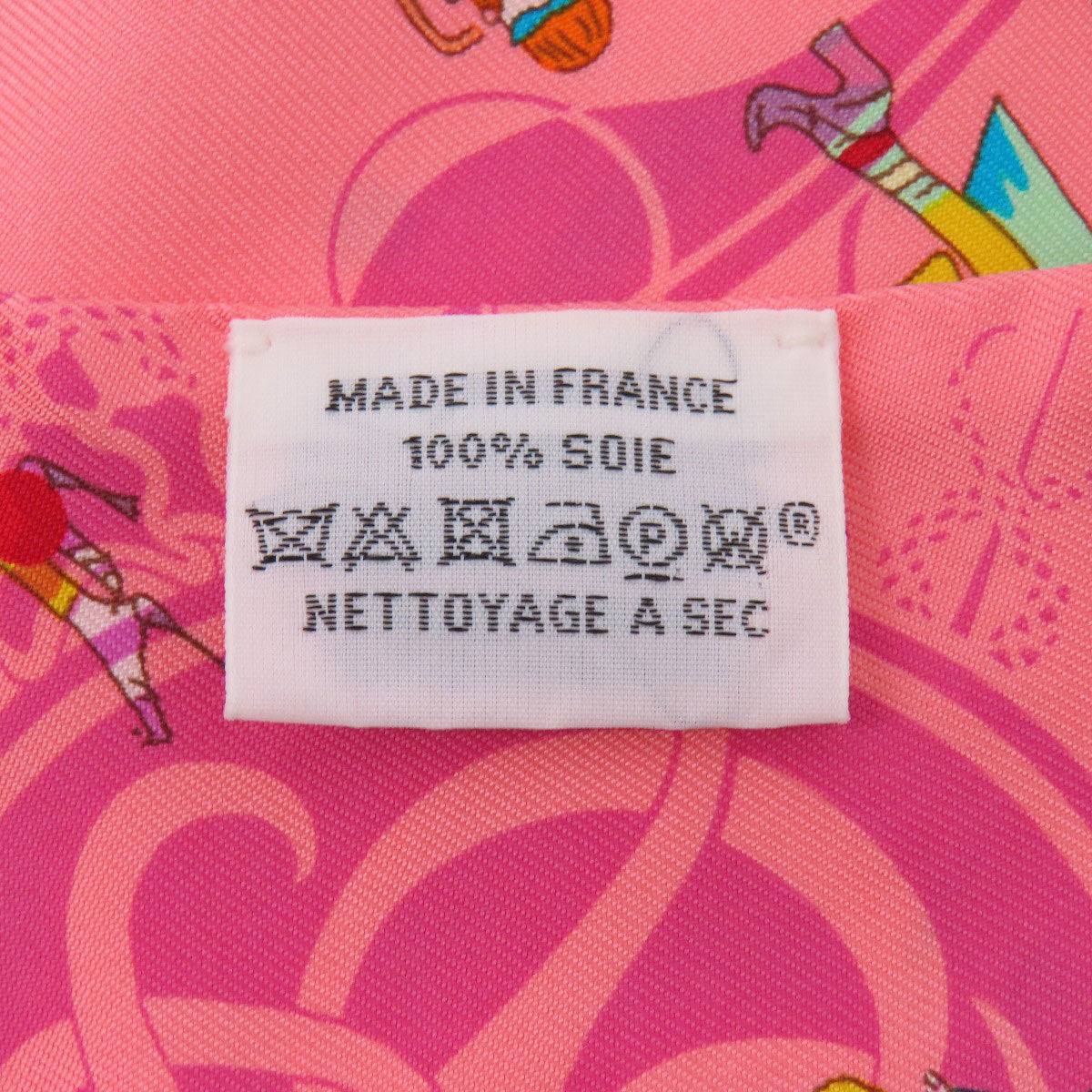HERMES scarf silk pink Twilly Women  d