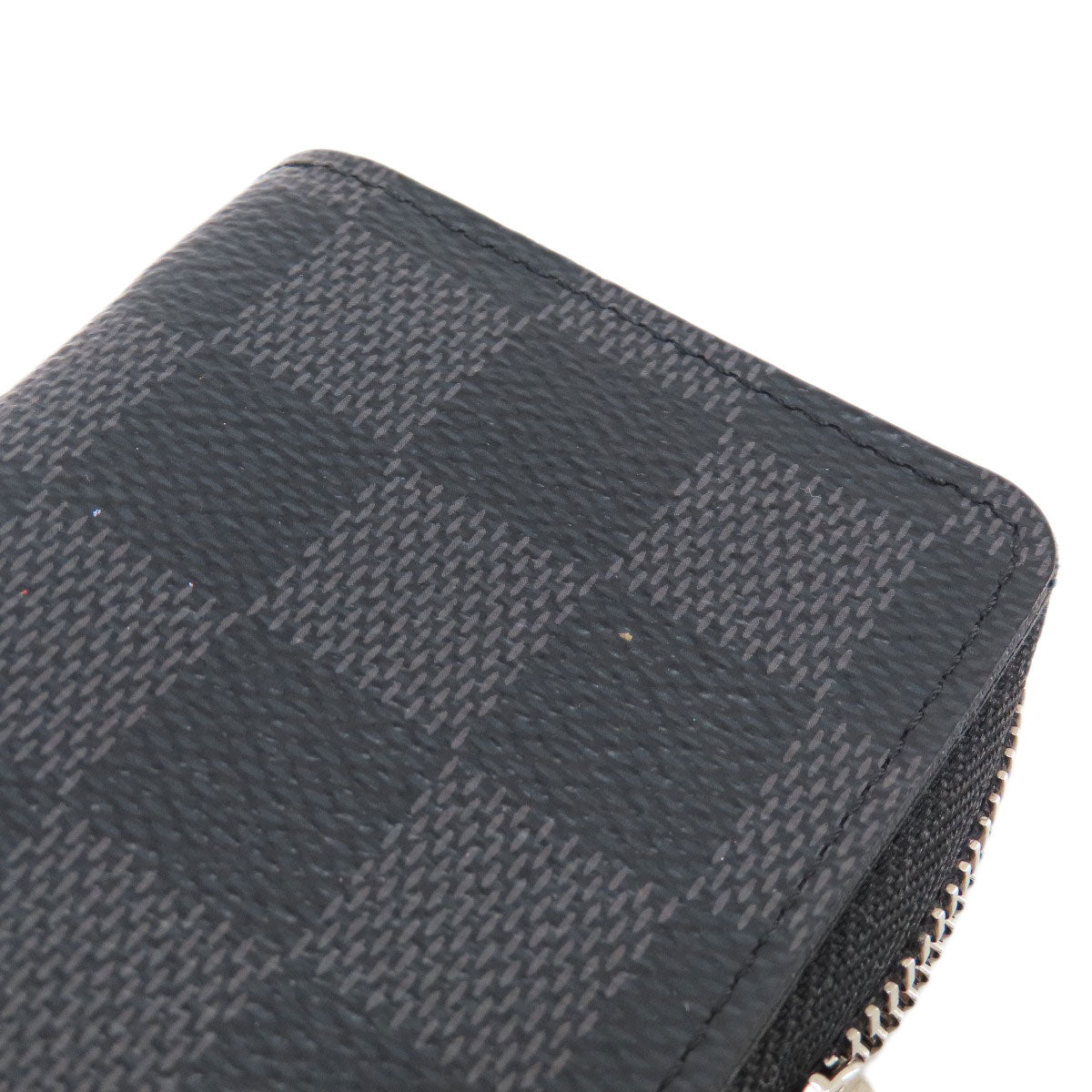 LOUIS VUITTON Coin case N63076 Damier canvas black Zippy Coin Purse Damier Graphite mens  d
