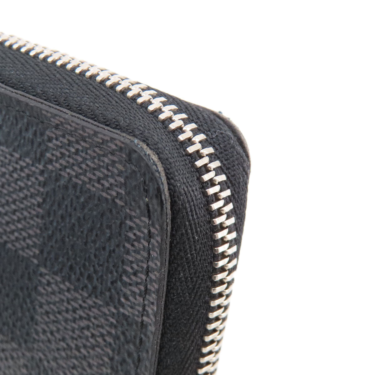 LOUIS VUITTON Coin case N63076 Damier canvas black Zippy Coin Purse Damier Graphite mens  d