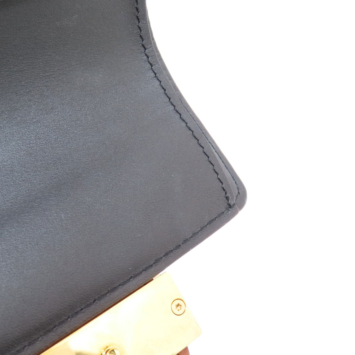LOUIS VUITTON Bifold Wallet M68725 Monogram reverse Brown Portefeuille Daufine Compact Women  d