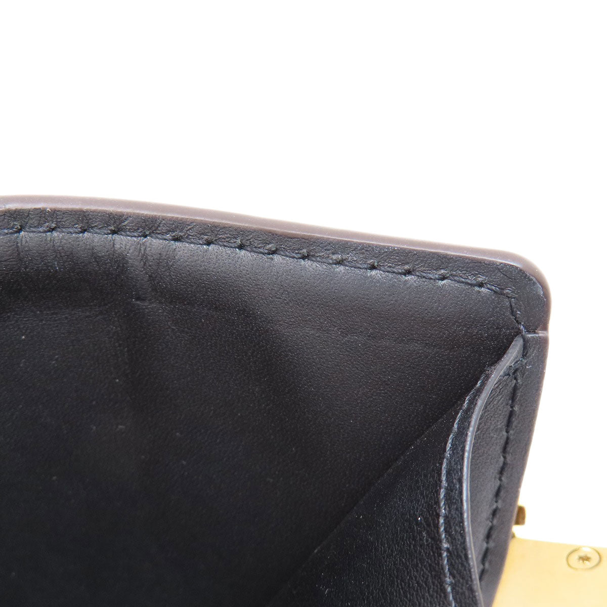 LOUIS VUITTON Bifold Wallet M68725 Monogram reverse Brown Portefeuille Daufine Compact Women  d