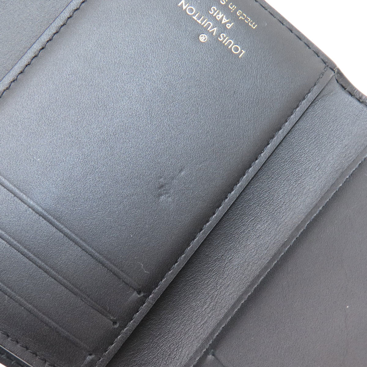 LOUIS VUITTON Bifold Wallet M68725 Monogram reverse Brown Portefeuille Daufine Compact Women  d