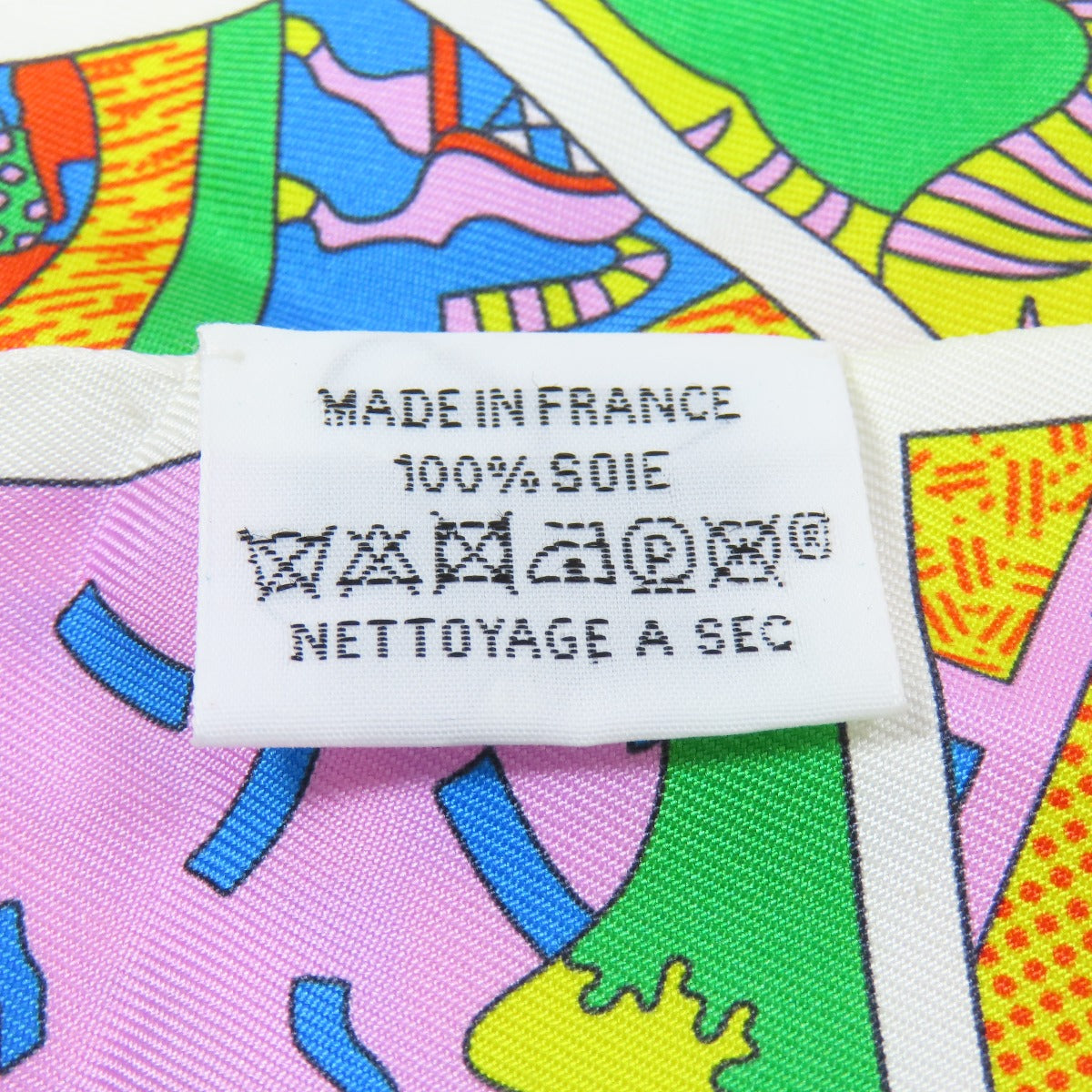 HERMES scarf silk multicolor Twilly Women  d
