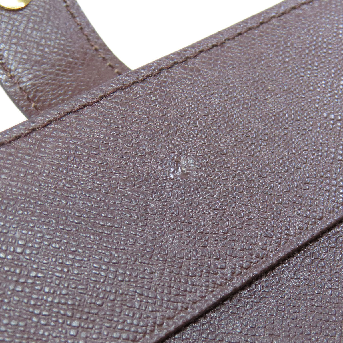 LOUIS VUITTON Bifold Wallet M61668 Damier canvas Brown Compact zip Women  d