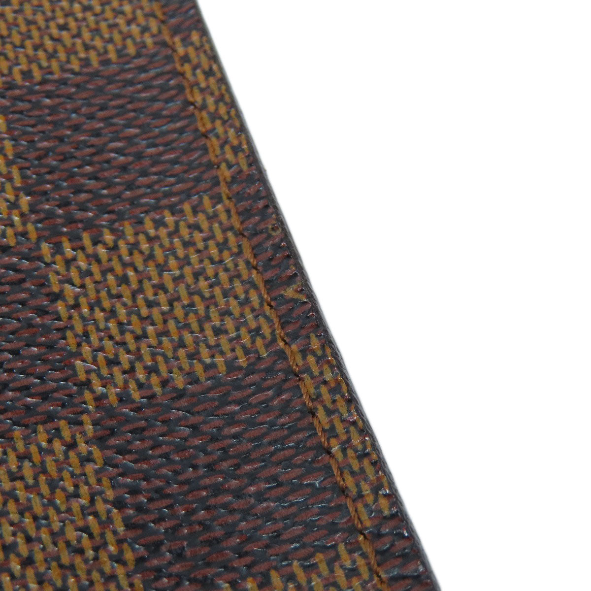 LOUIS VUITTON Bifold Wallet M61668 Damier canvas Brown Compact zip Women  d