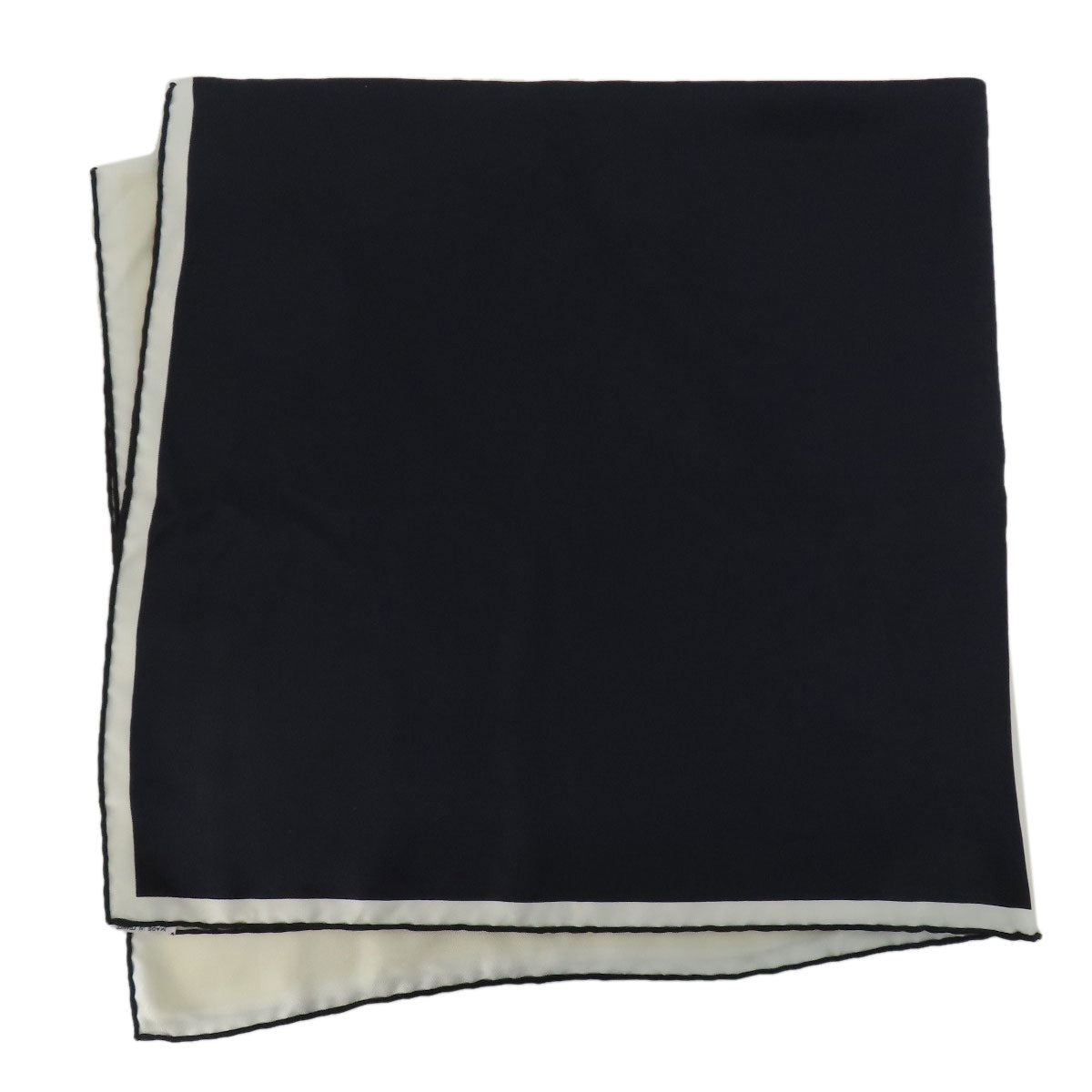HERMES scarf silk white Carre90 logo Women  d