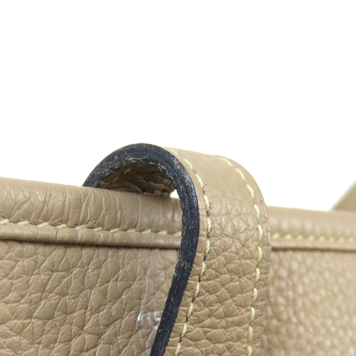 HERMES Shoulder Bag Taurillon Clemence Ocher Evelyn 3 SilverMetal Women  d