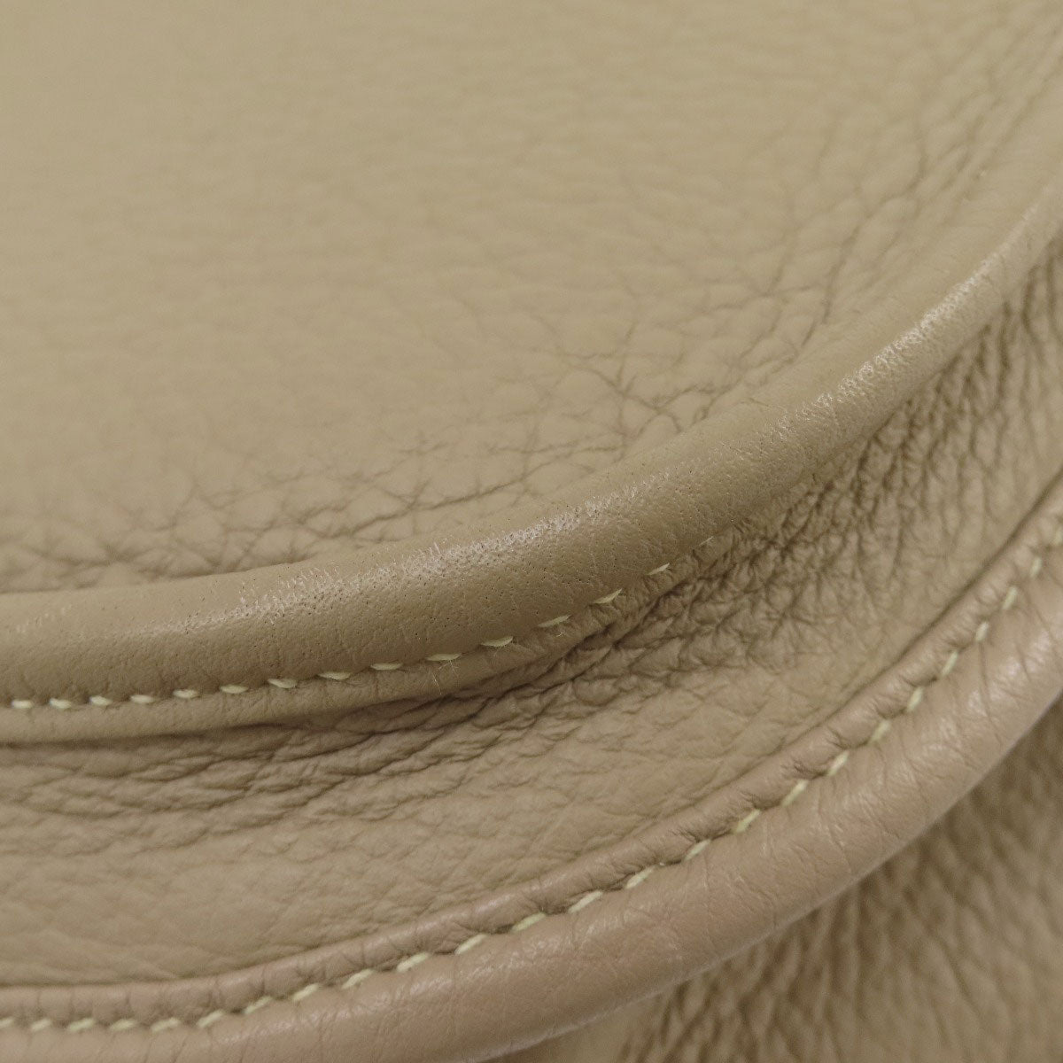 HERMES Shoulder Bag Taurillon Clemence Ocher Evelyn 3 SilverMetal Women  d