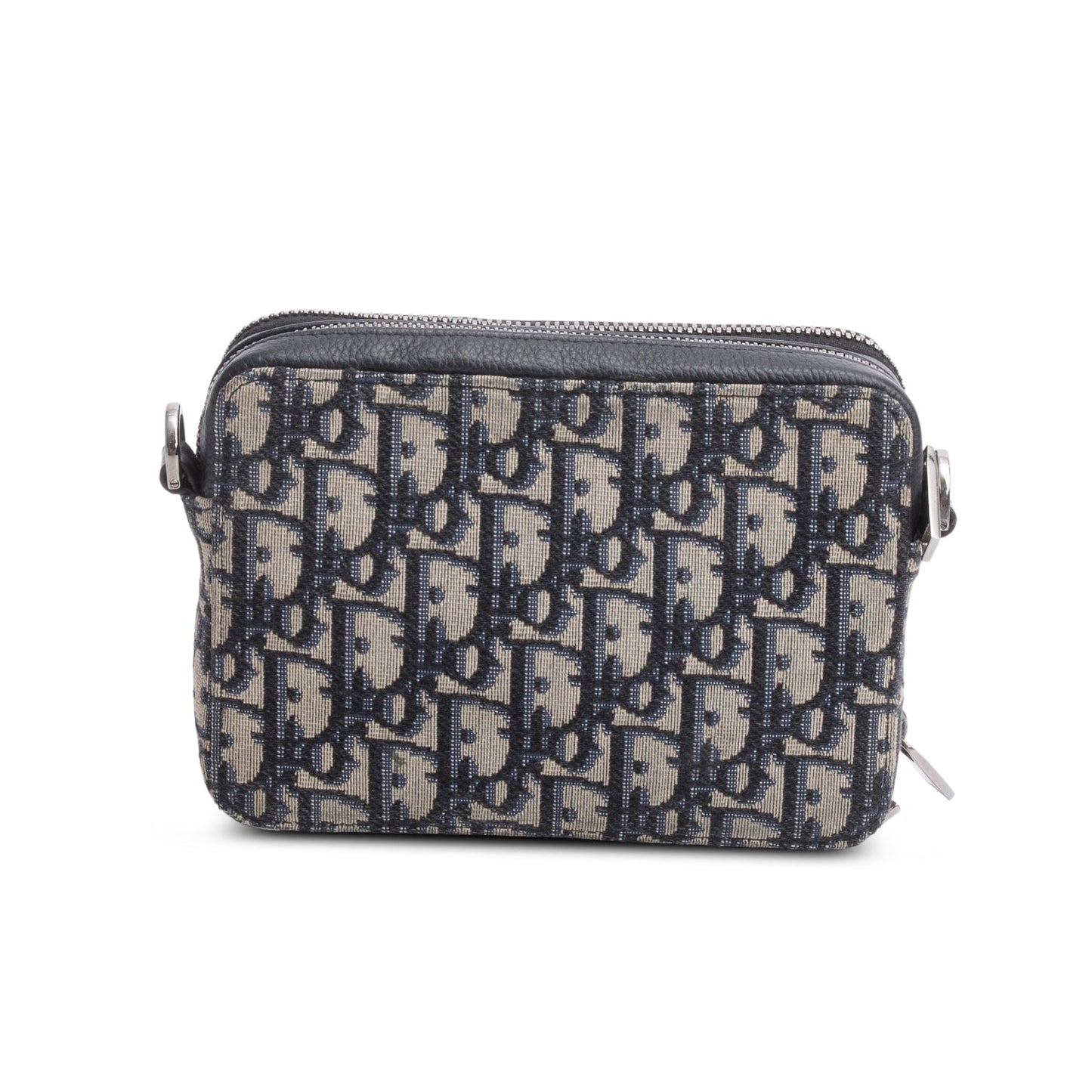 Christion Dior 2020 Oblique Jacquard Zipped Pouch Crossbody