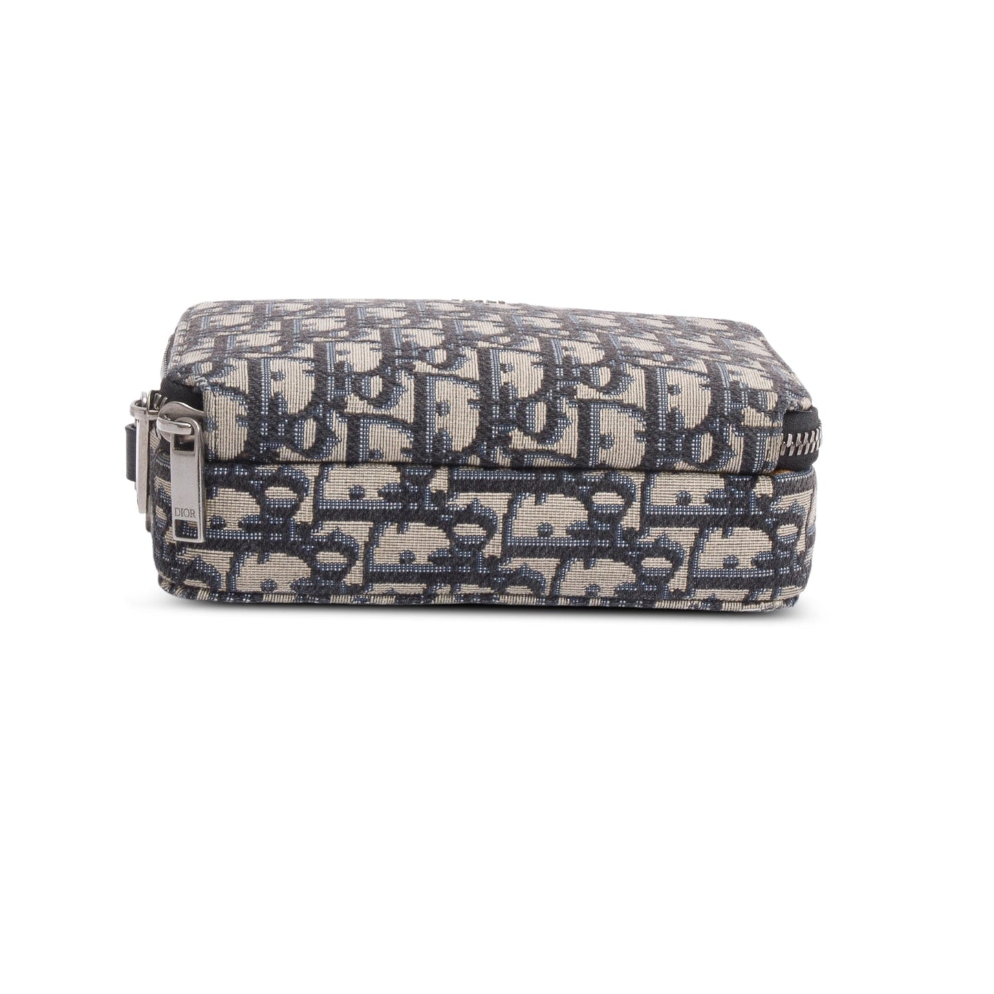 Christion Dior 2020 Oblique Jacquard Zipped Pouch Crossbody