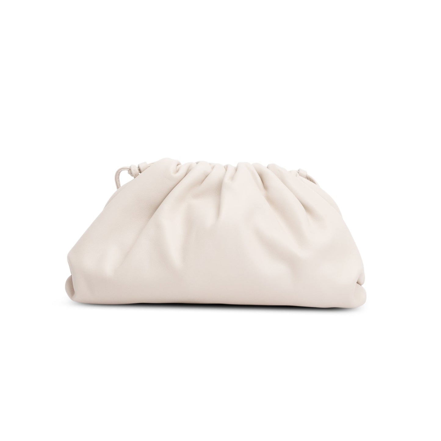Bottega Veneta White Butter Calfskin Leather The Mini Pouch