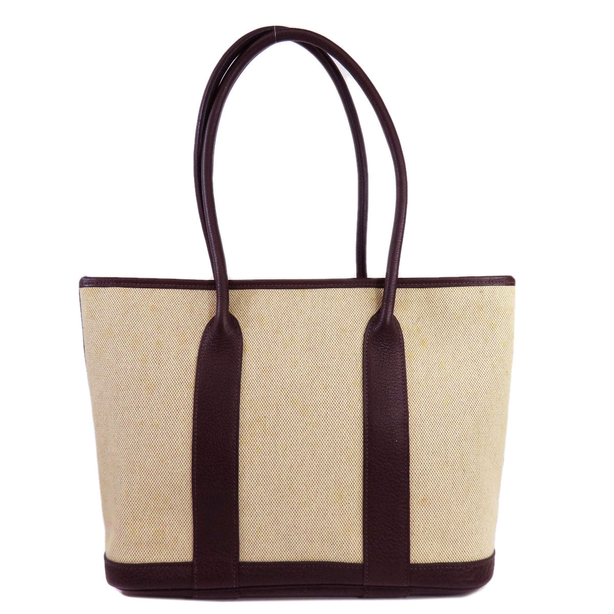 HERMES Tote Bag Tower ash beige Garden Zip PM SilverMetal Women  d