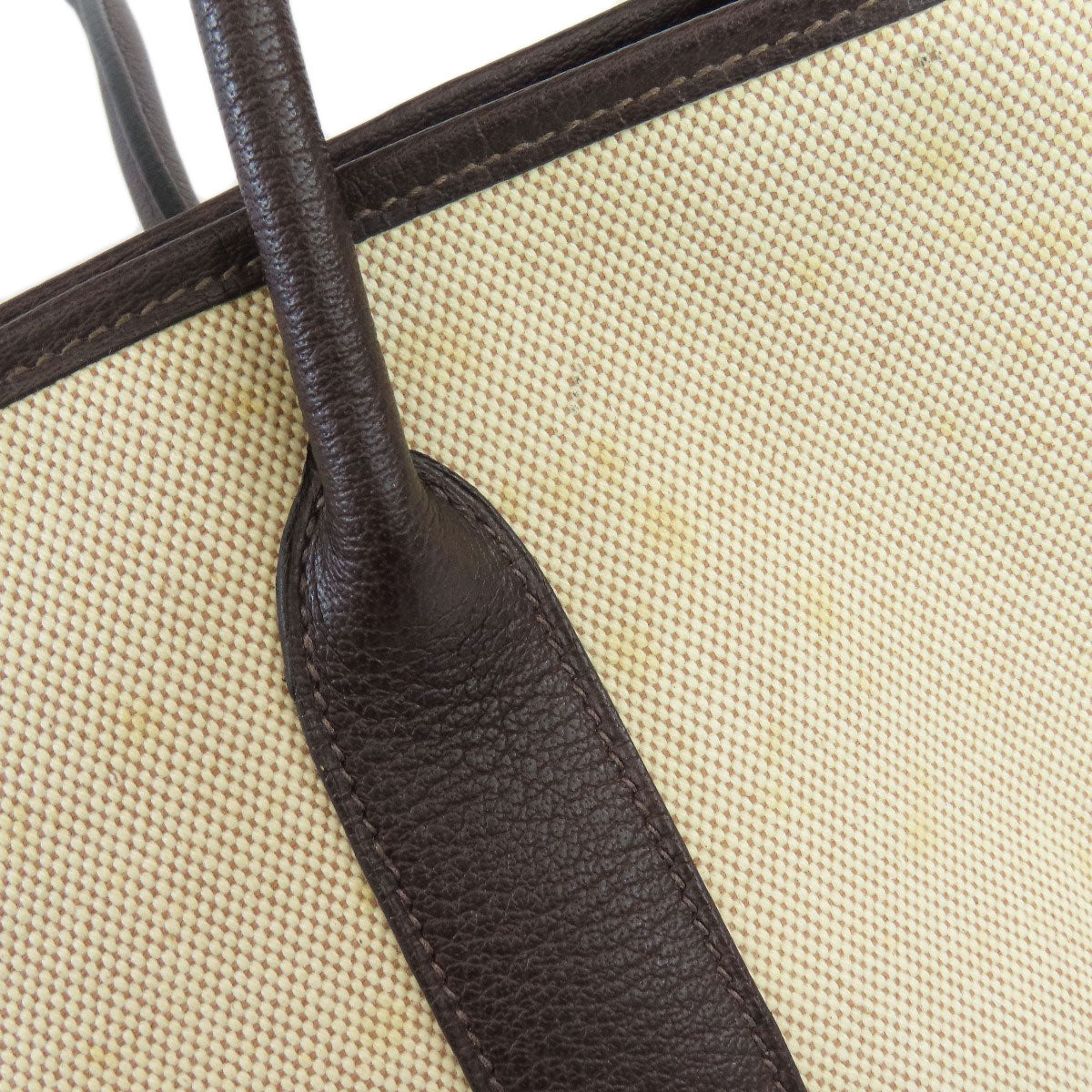 HERMES Tote Bag Tower ash beige Garden Zip PM SilverMetal Women  d
