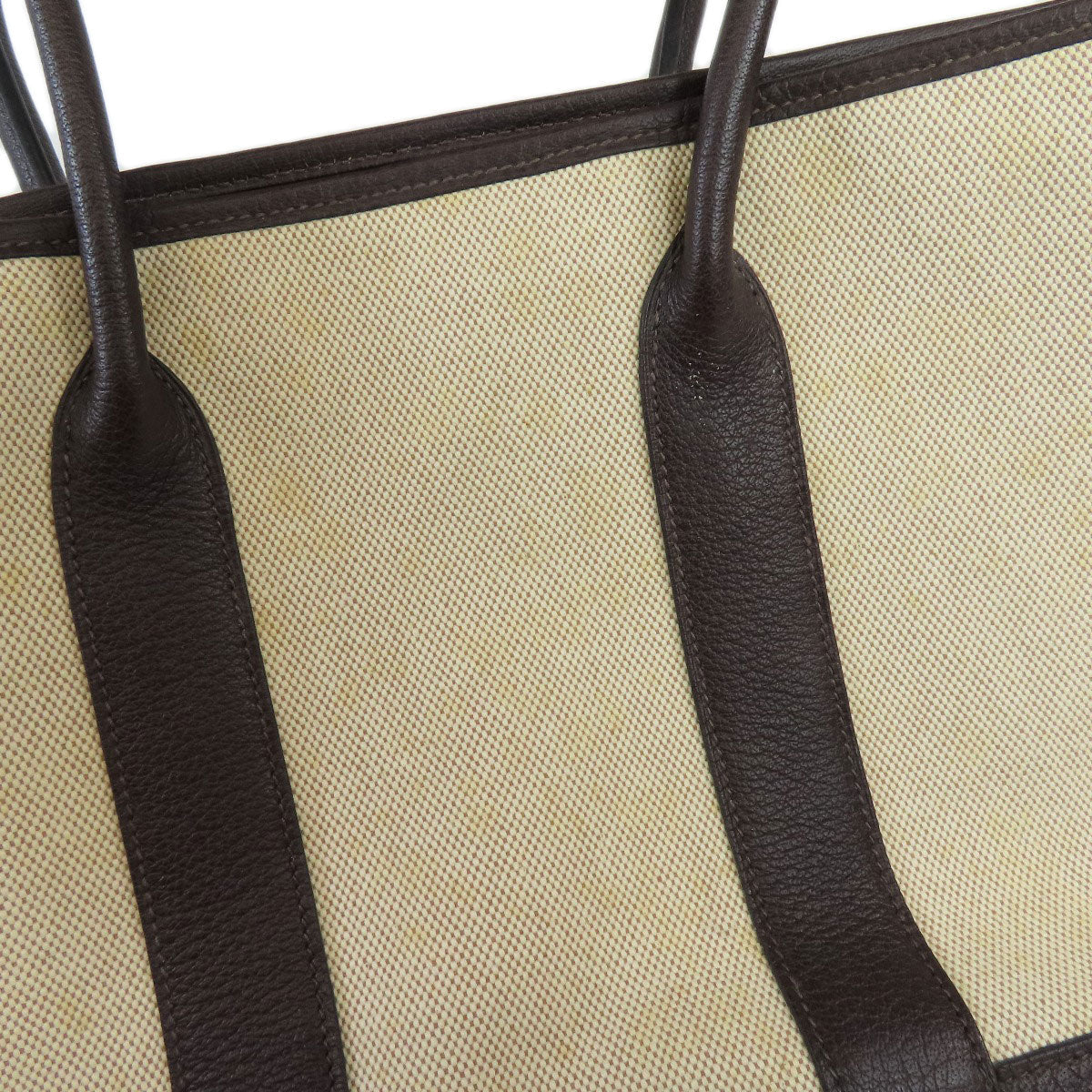 HERMES Tote Bag Tower ash beige Garden Zip PM SilverMetal Women  d