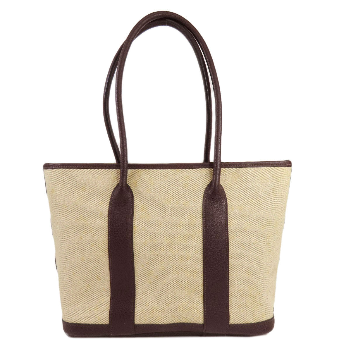 HERMES Tote Bag Tower ash beige Garden Zip PM SilverMetal Women  d