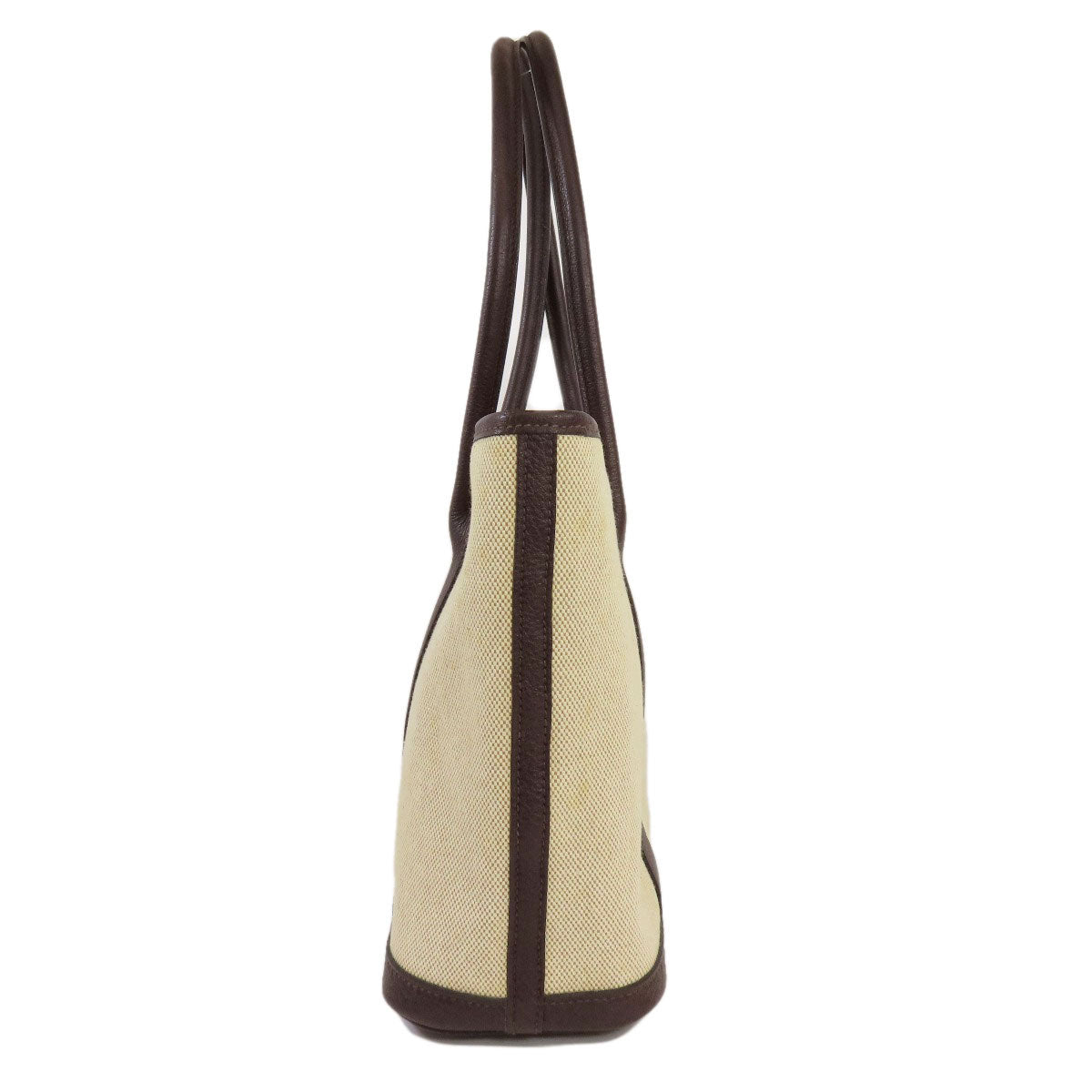 HERMES Tote Bag Tower ash beige Garden Zip PM SilverMetal Women  d