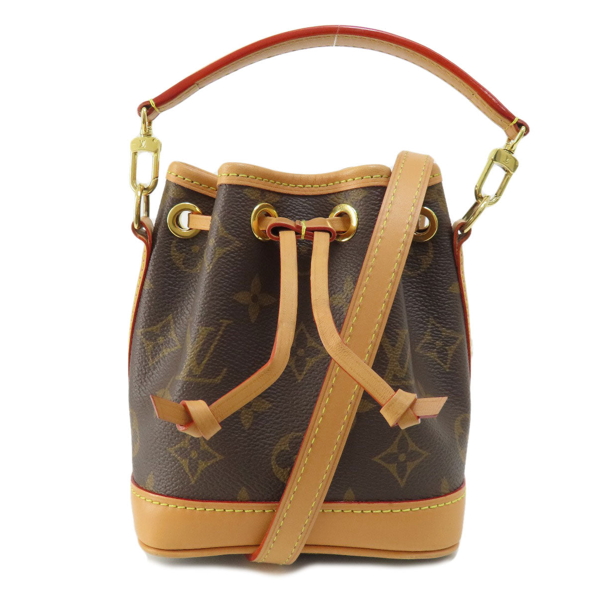 LOUIS VUITTON Handbag M81266 Monogram canvas Brown Nano Noe Women
