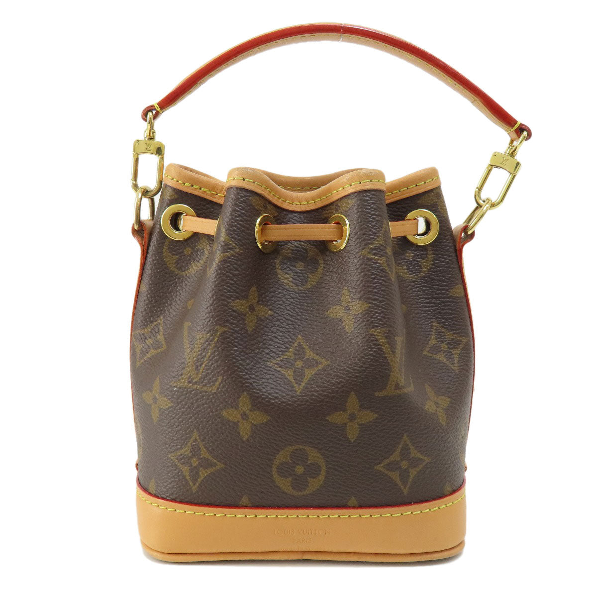LOUIS VUITTON Handbag M81266 Monogram canvas Brown Nano Noe Women