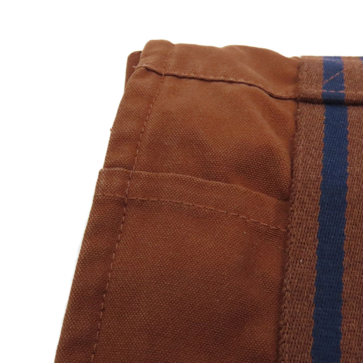 HERMES Shoulder Bag canvas Brown Sac Fourre Tout Bassus Women  d