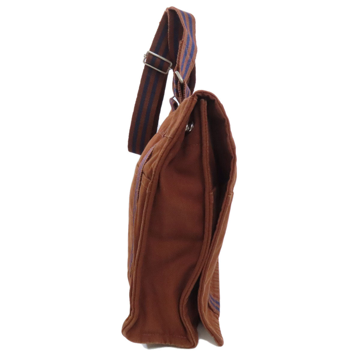 HERMES Shoulder Bag canvas Brown Sac Fourre Tout Bassus Women  d